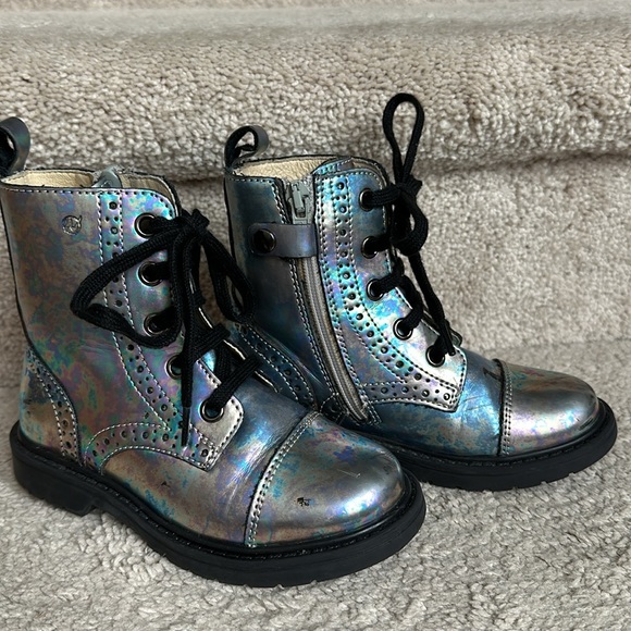 Boots by Naturino for girls size 26 EU - 9.5 US ;16.2cm closure Zipper and laces - Picture 4 of 14
